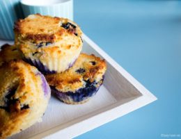 Low Carb Blueberry Muffins