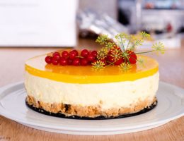 Low Carb Mango Cheesecake